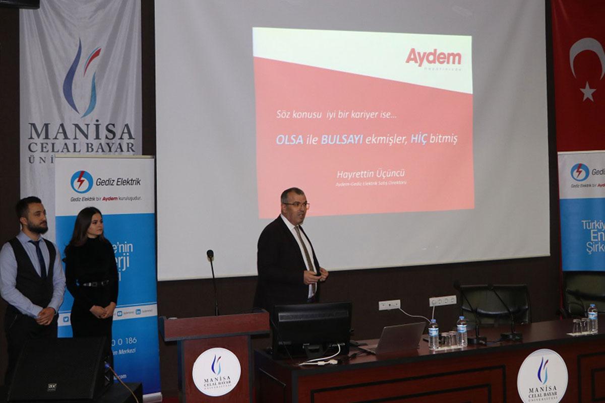  Celal Bayar Üniversitesi İktisat Kulübü konferansındaydık. 